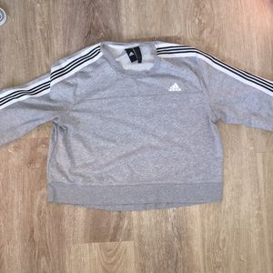Adidas crop top hoodie.